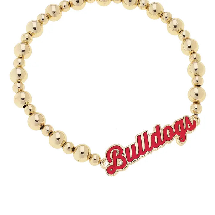 Georgia Bulldogs Autograph Enamel Stretch Bracelet