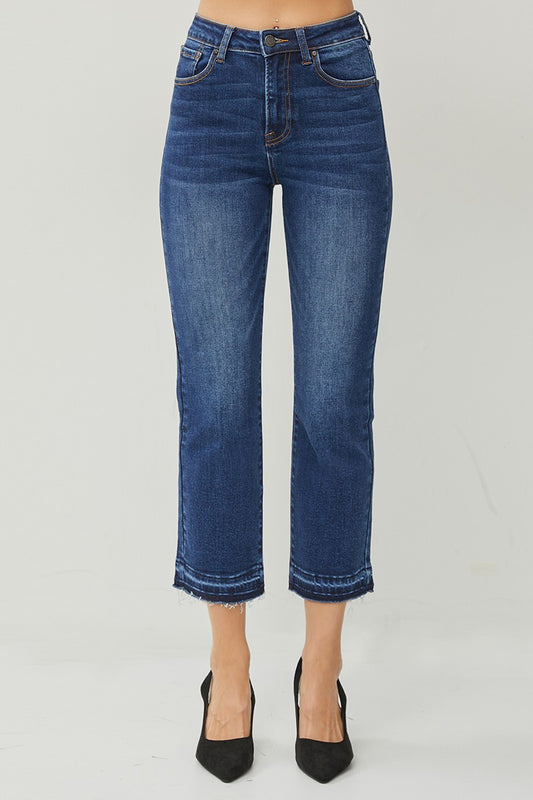 Risen High Rise Relaxed Straight Jeans