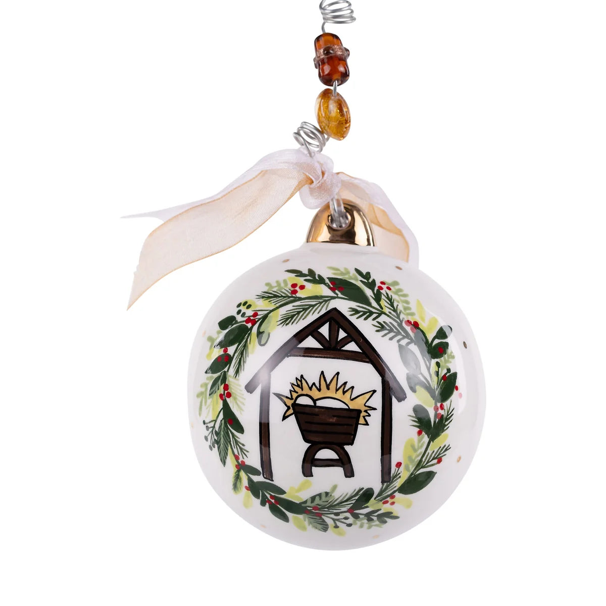 Adore Him Nativity Ornament