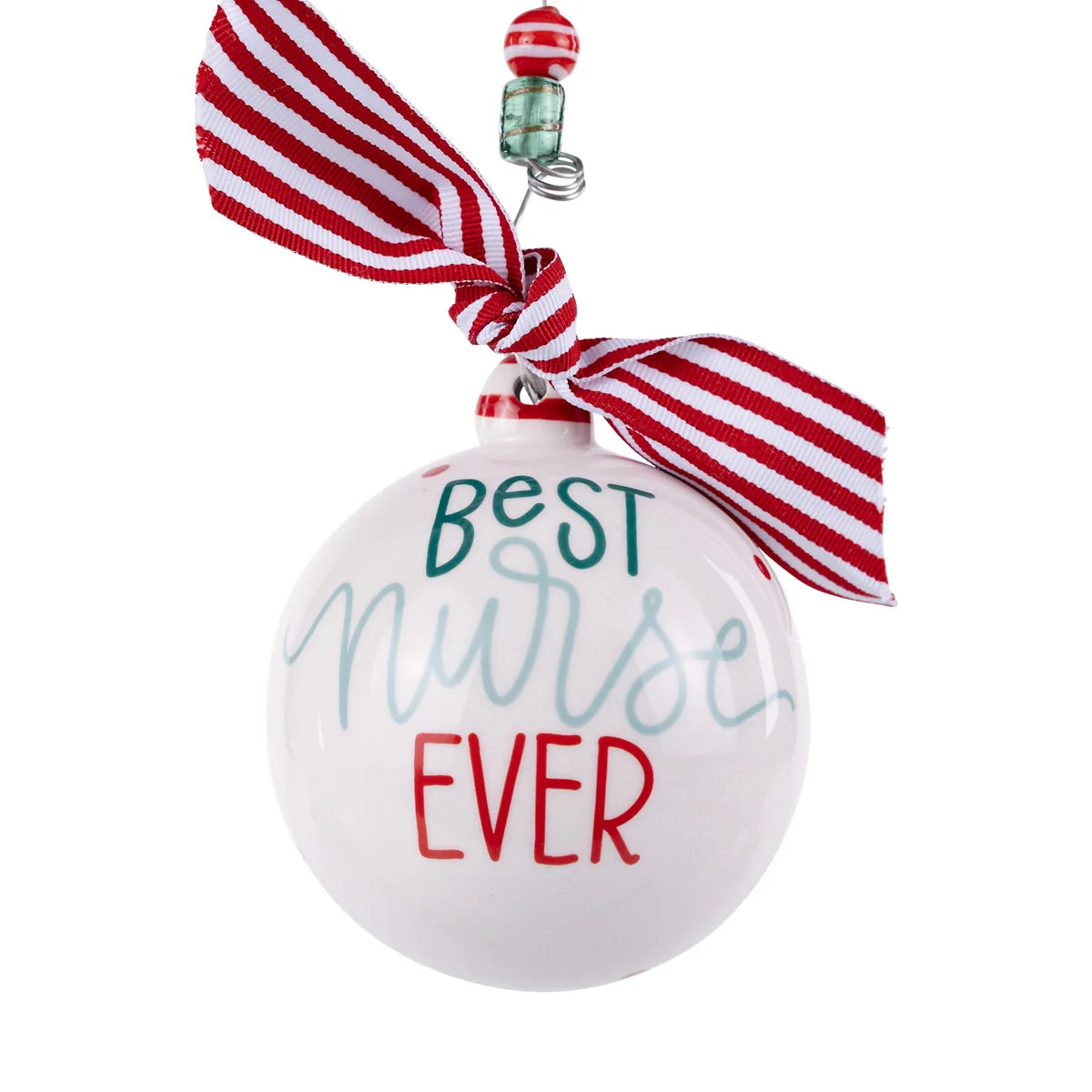 Nurse Bow Ornament