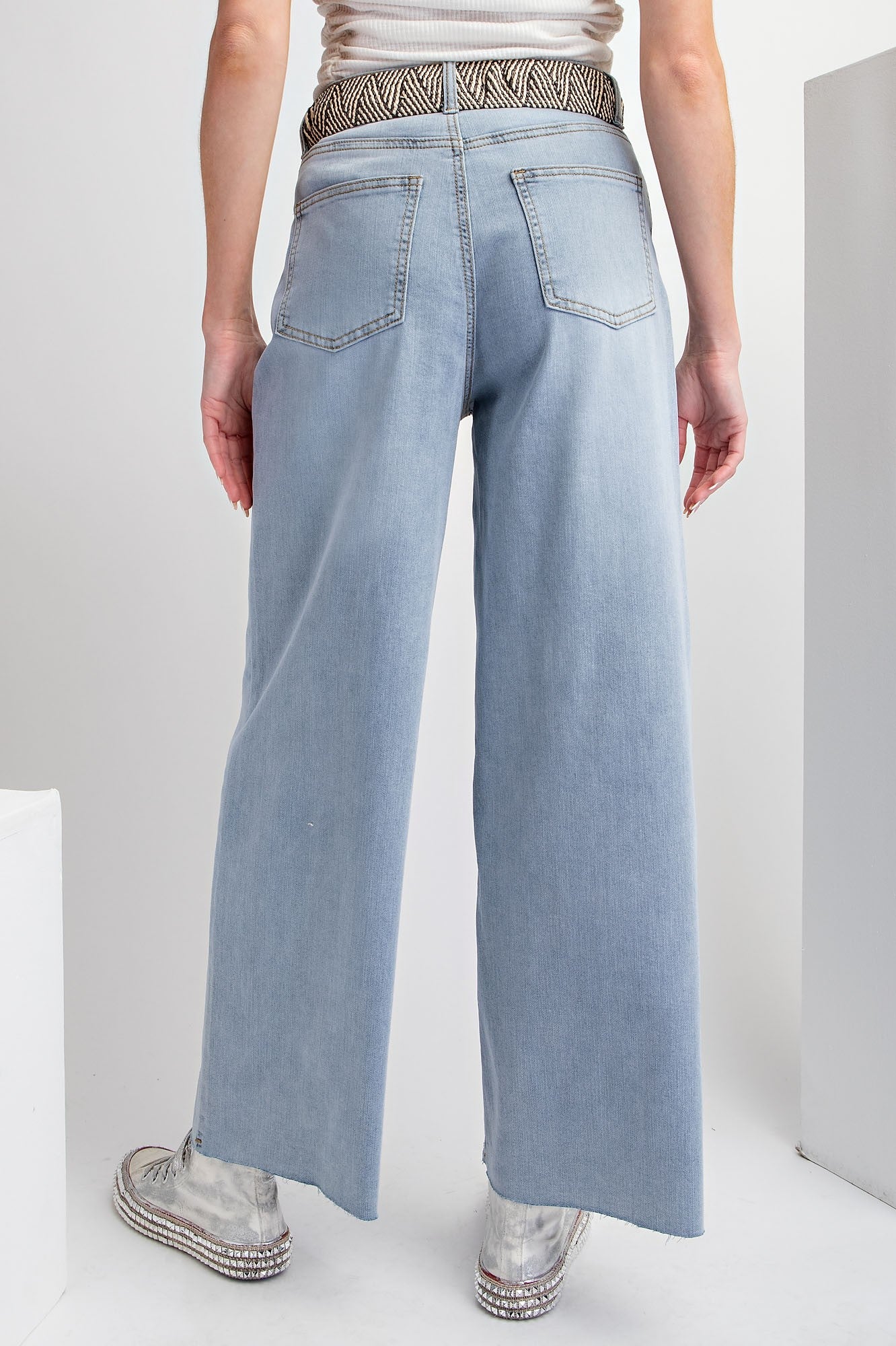 Soft Washed Strech Denim Pants