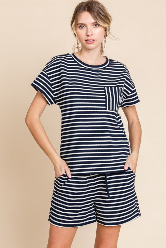 Striped Loungewear Set