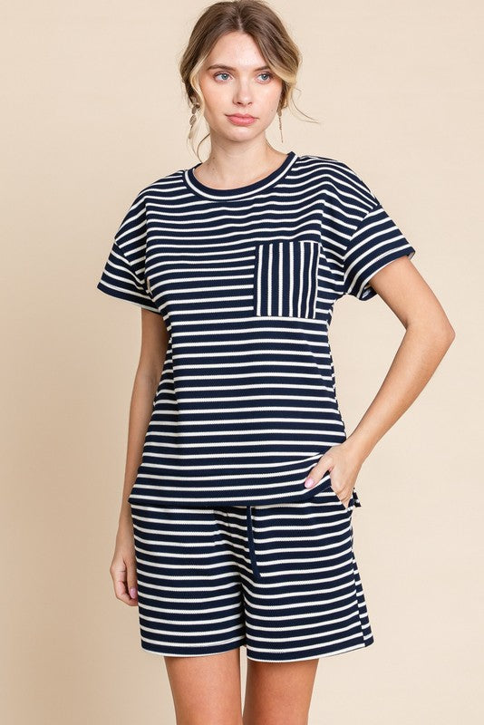 Striped Loungewear Set