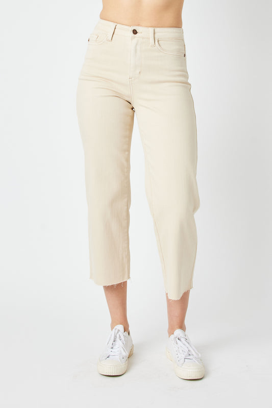 Judy Blue HW Wide Leg Crop