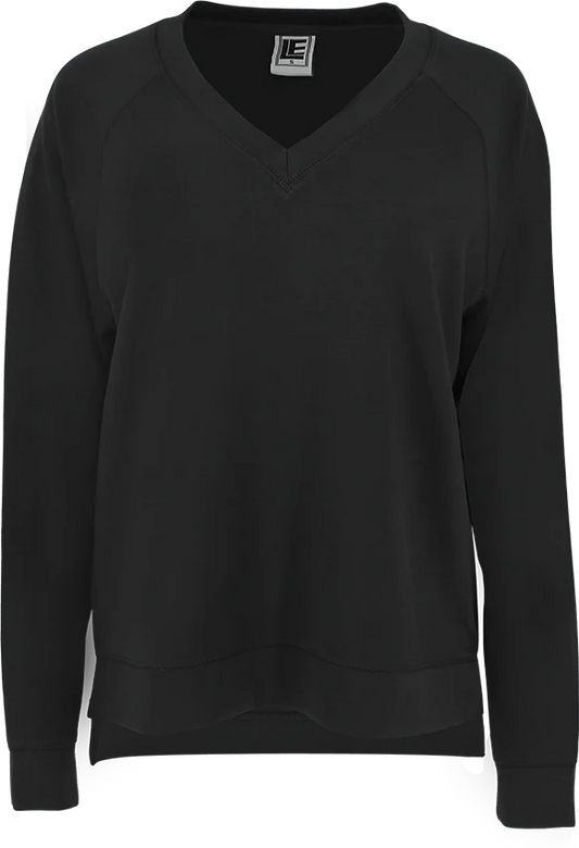 Modal V Neck Sheer Baby Pink