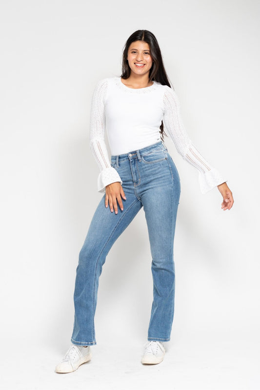 Judy Blue CORE HW Classic Contrast Wash Bootcut-82515