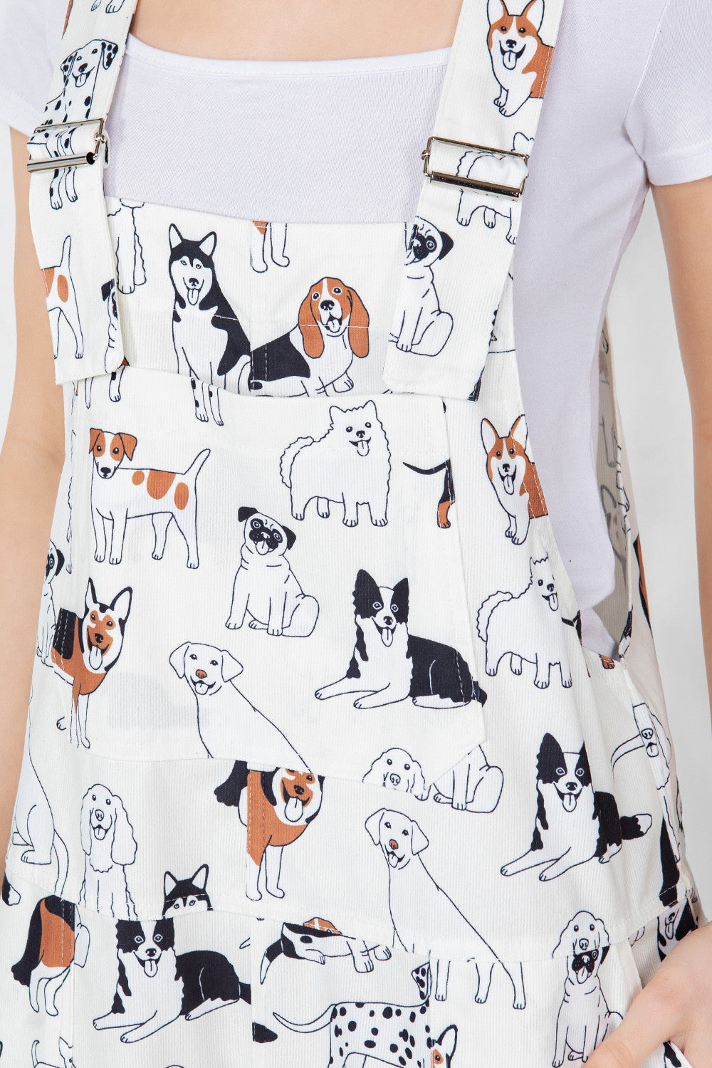 Variety of Dog Corduroy Overall