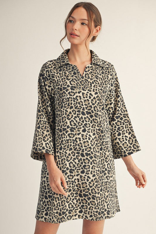 Leopard Shift Dress