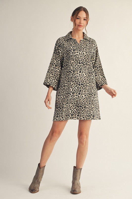Leopard Shift Dress