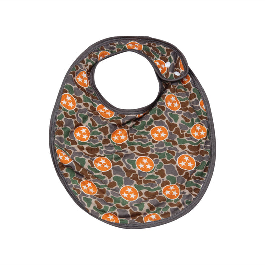 Barrel Down South - Camo Tennessee Tri Star Bib