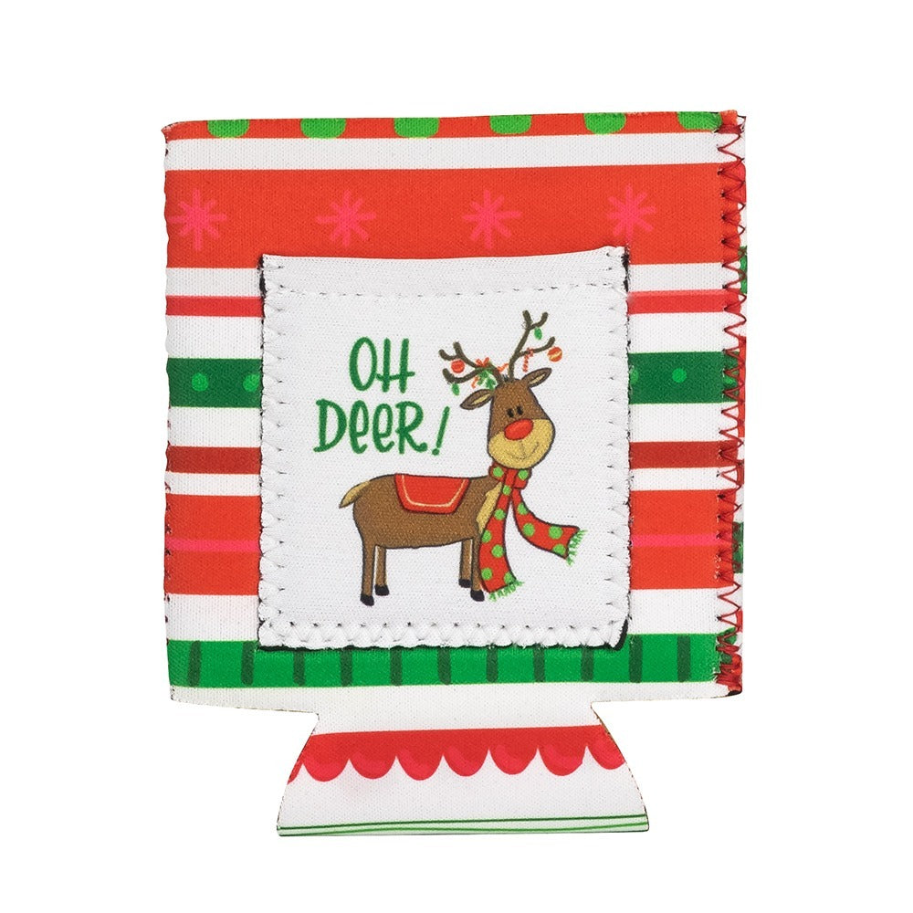 Neoprene Christmas Drink Sleeve