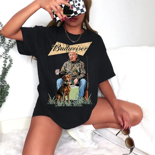 Trump Budweiser Hunting Gear Tee