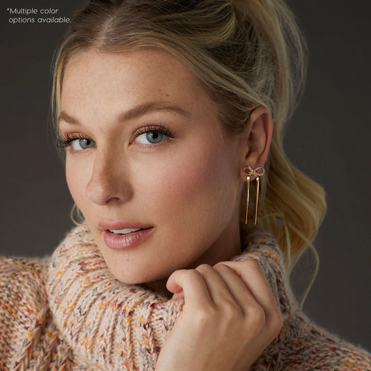 Raina Bow Earrings