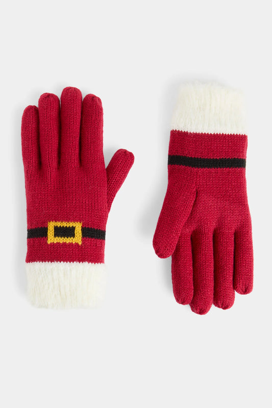 Santa Belt Gloves