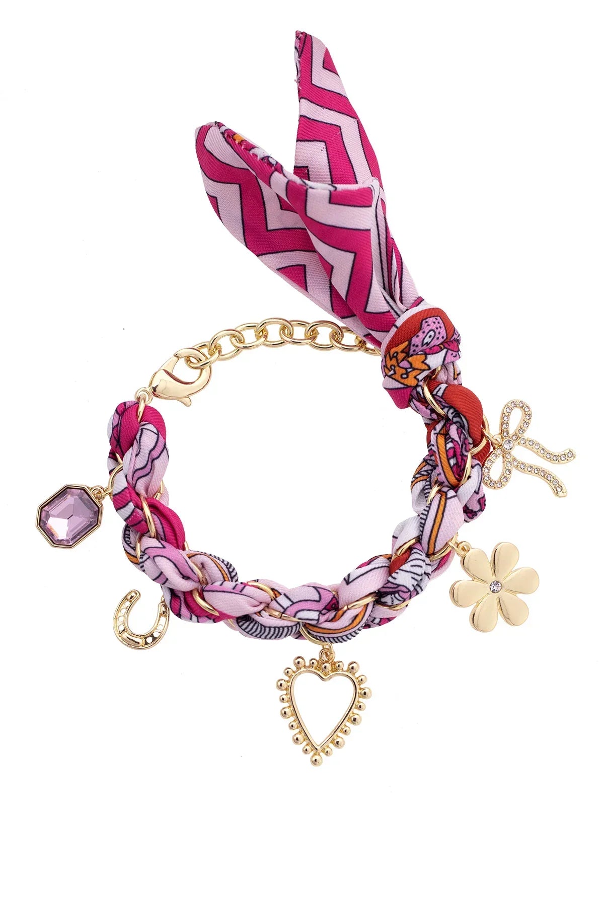 Cassie Scarf Charm Bracelet
