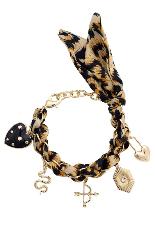 Maia Scarf Charm Bracelet