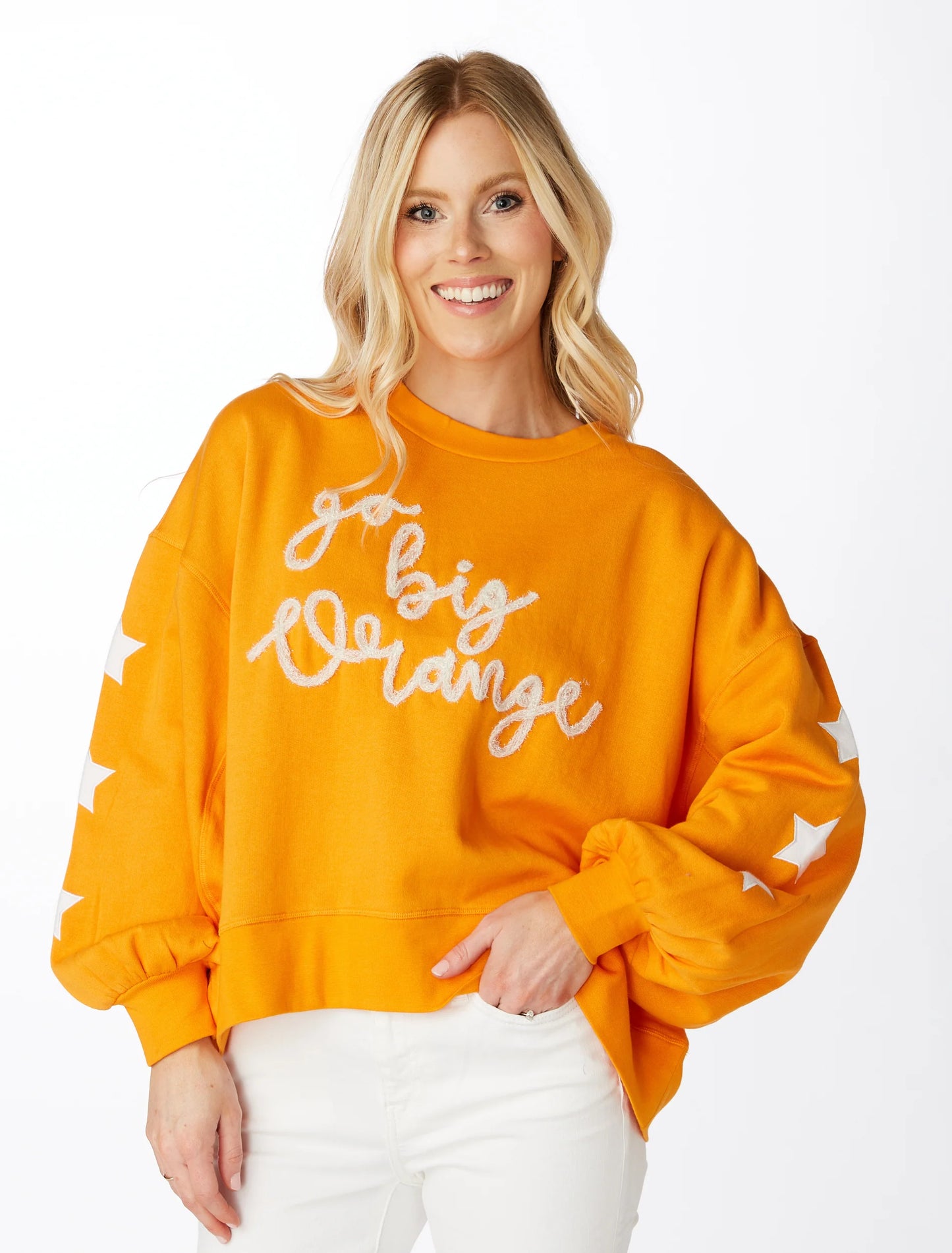 GBO Glitter Script Pullover