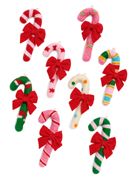 Shiraleah - CANDY CANE ORNAMENTS