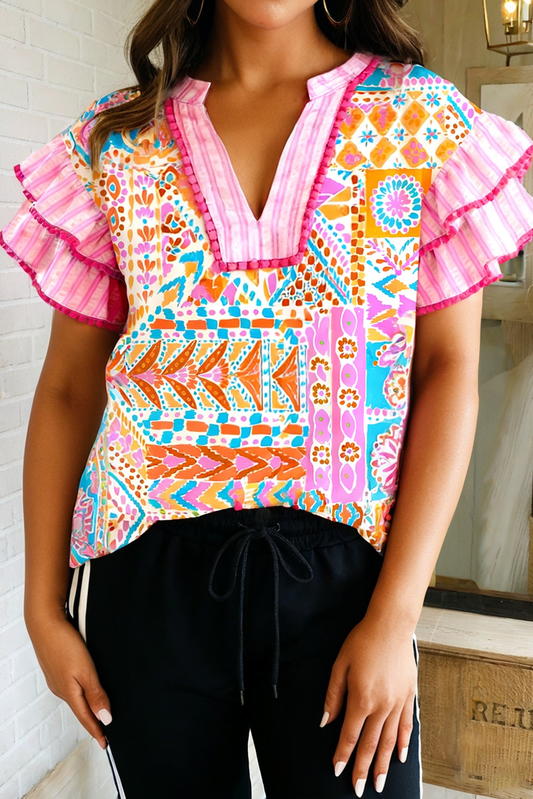 Patchwork Blouse