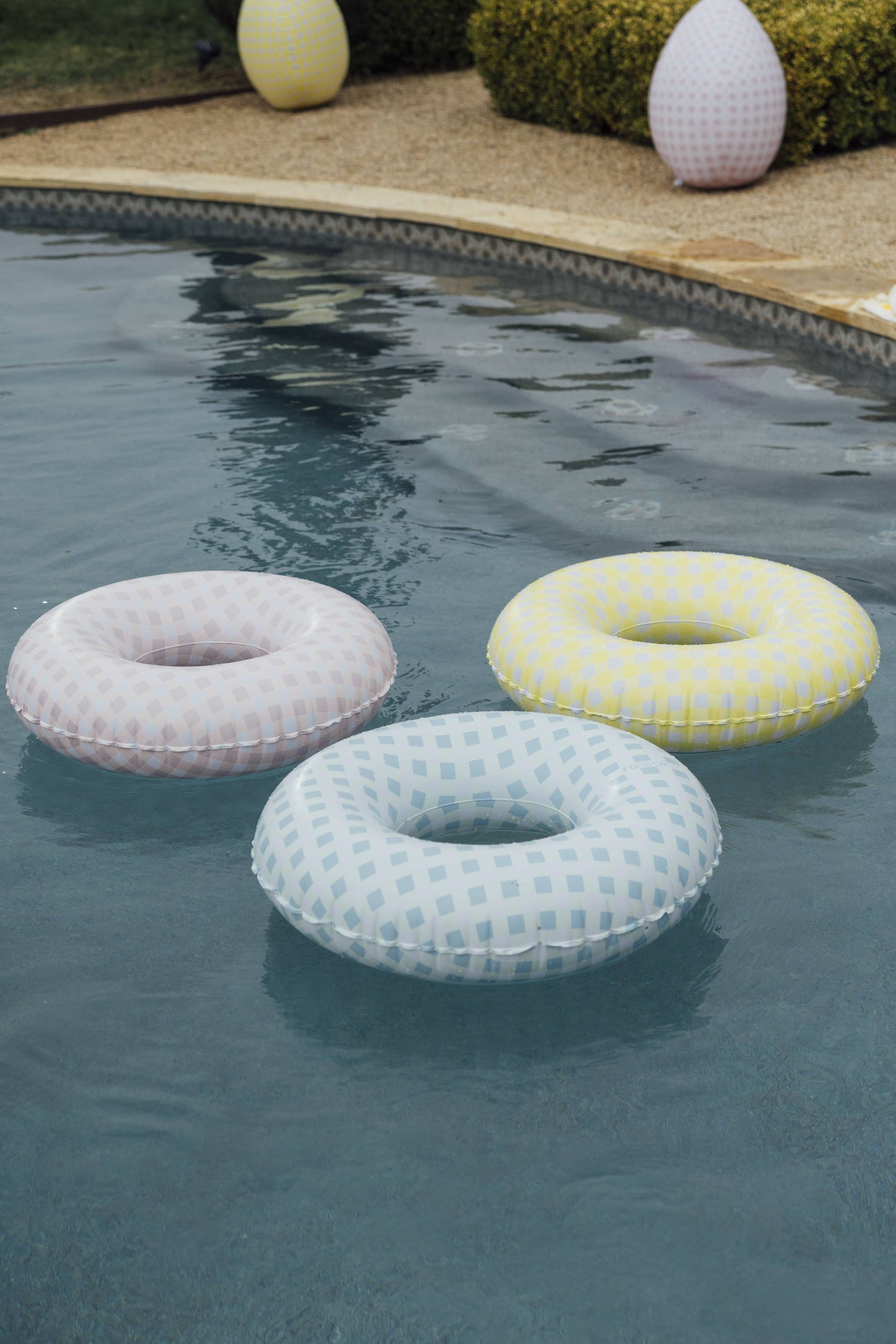 FUNBOY - Kids Tube Float, Pink Gingham