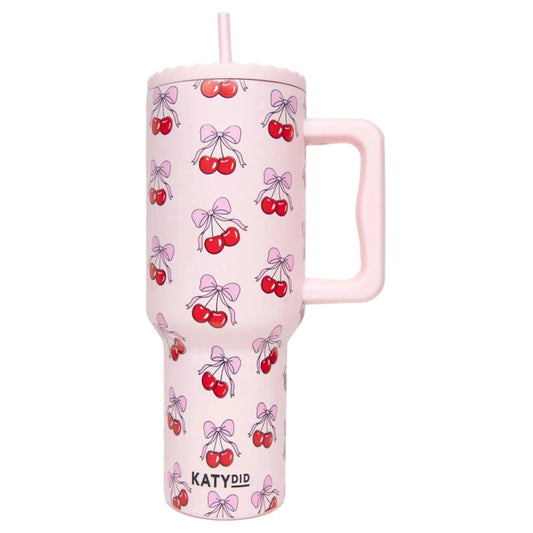Cherry Bow 38 oz Tumbler Cup