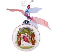 Ole Miss Mascot Puff Ornament/2 sided