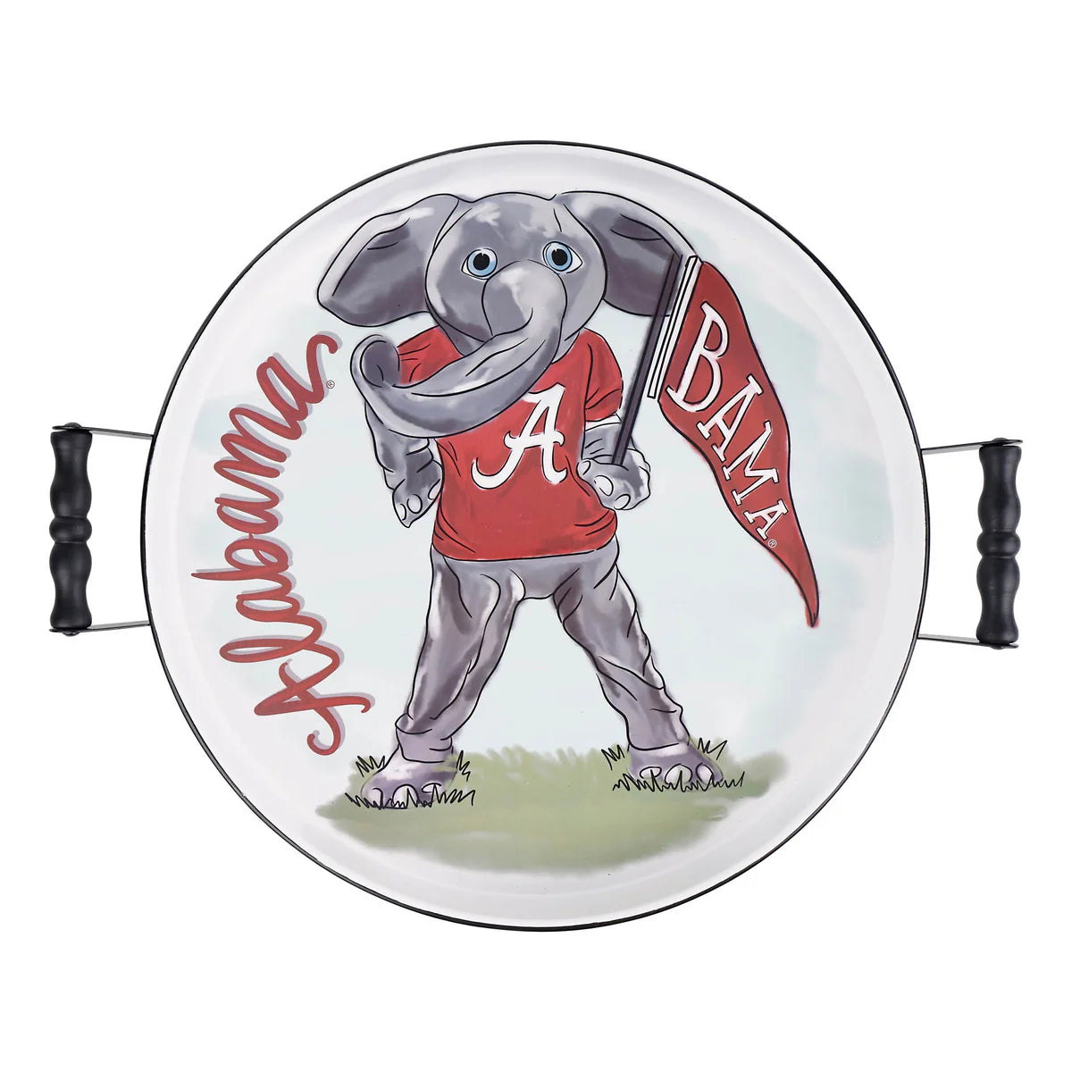 Alabama Mascot Enamel Tray