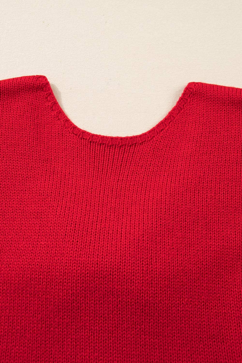 Black Backless Bubble Sleeve Back Bow Sweater- M