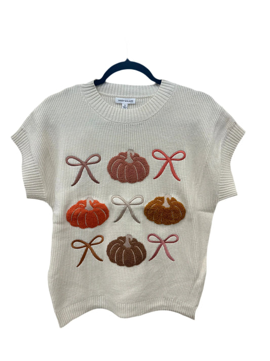 Mary Square Pumpkin Rows Josie Sweater
