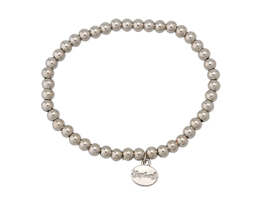 Alex Carol - B23813 Silver 5mm Stack & Splash Water Resistant Bracelet