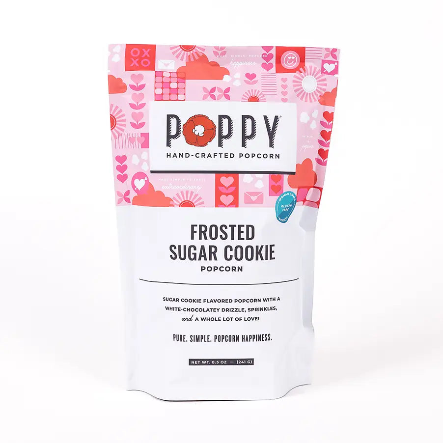 Frosted Sugar Cookie Popcorn