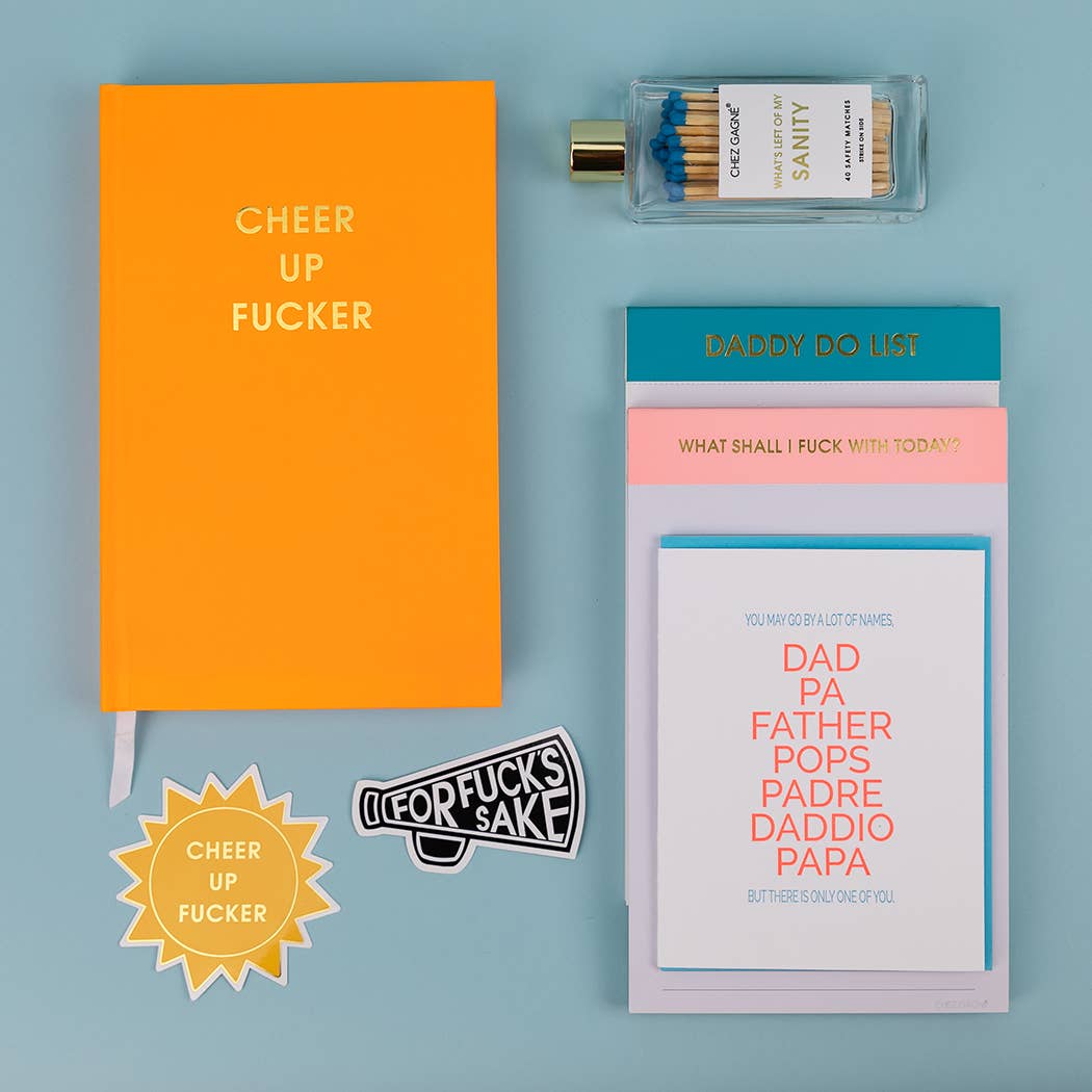 Chez Gagné - Left of My Sanity Matches - Glass Bottle Matchsticks Blue