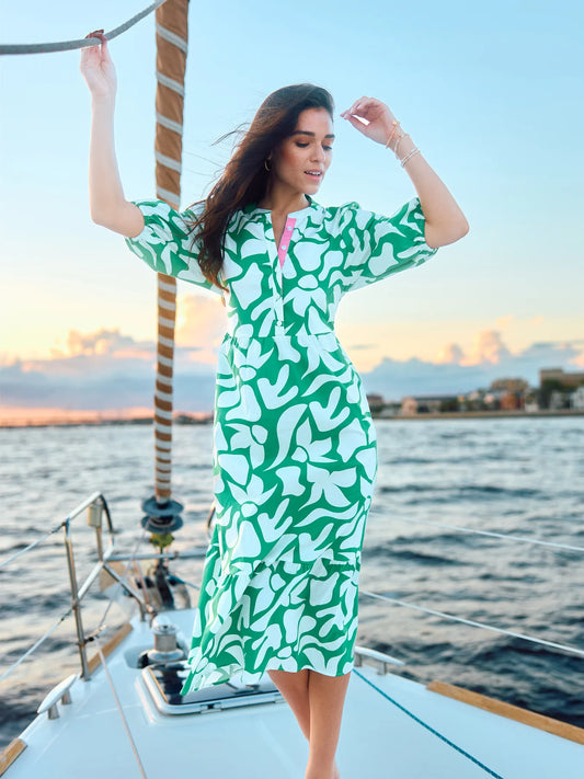 Mary Square Riley Dress | Piece By Piece White  XL