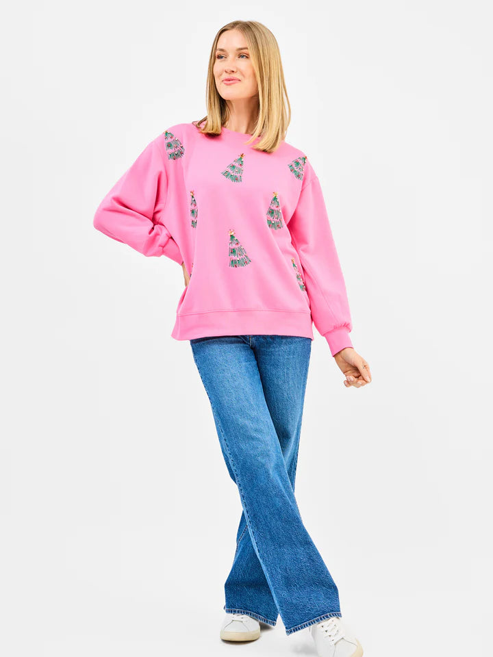 Sarah Sweatshirt | Green Trees