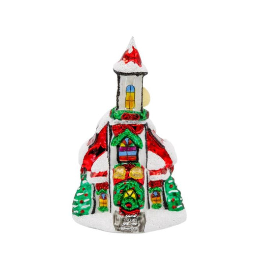 Christopher Radko Holly Bell Chapel Ornament
