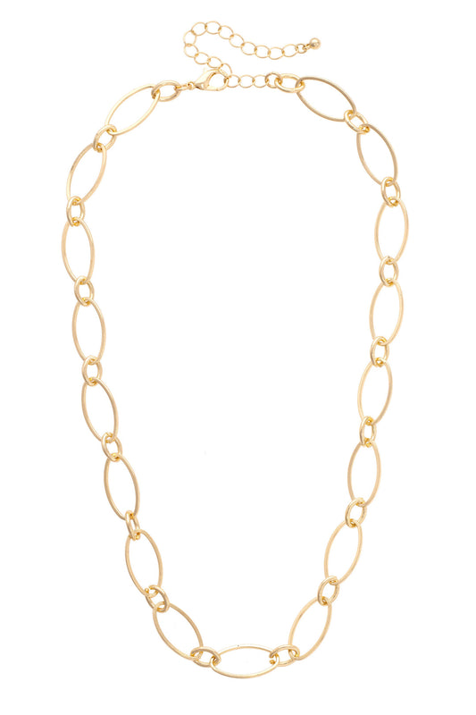 Canvas Robyn Dainty Oval Link Necklace