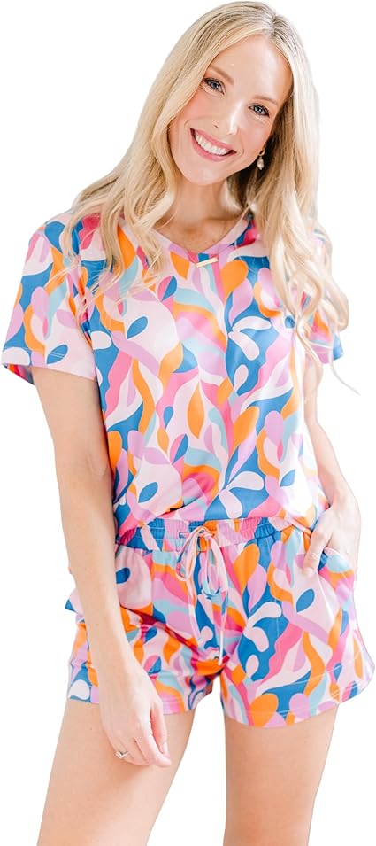 Mary Square Alli Make A Splash PJ Short Set