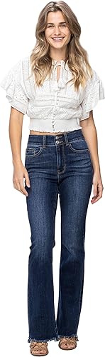 Judy Blue HW Vintage Frayed Hem Bootcut-82568