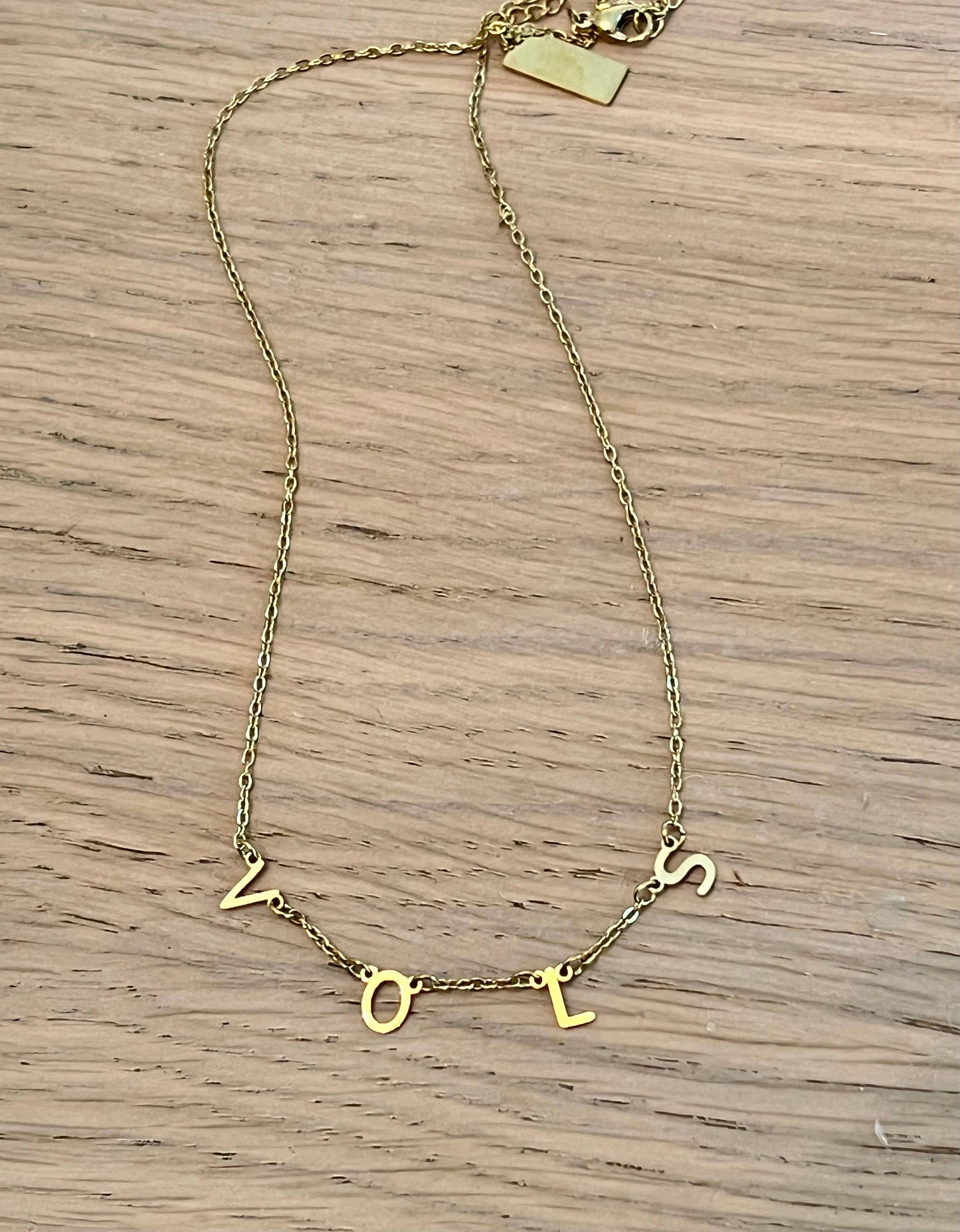VOLS Charm Necklace -Gold  