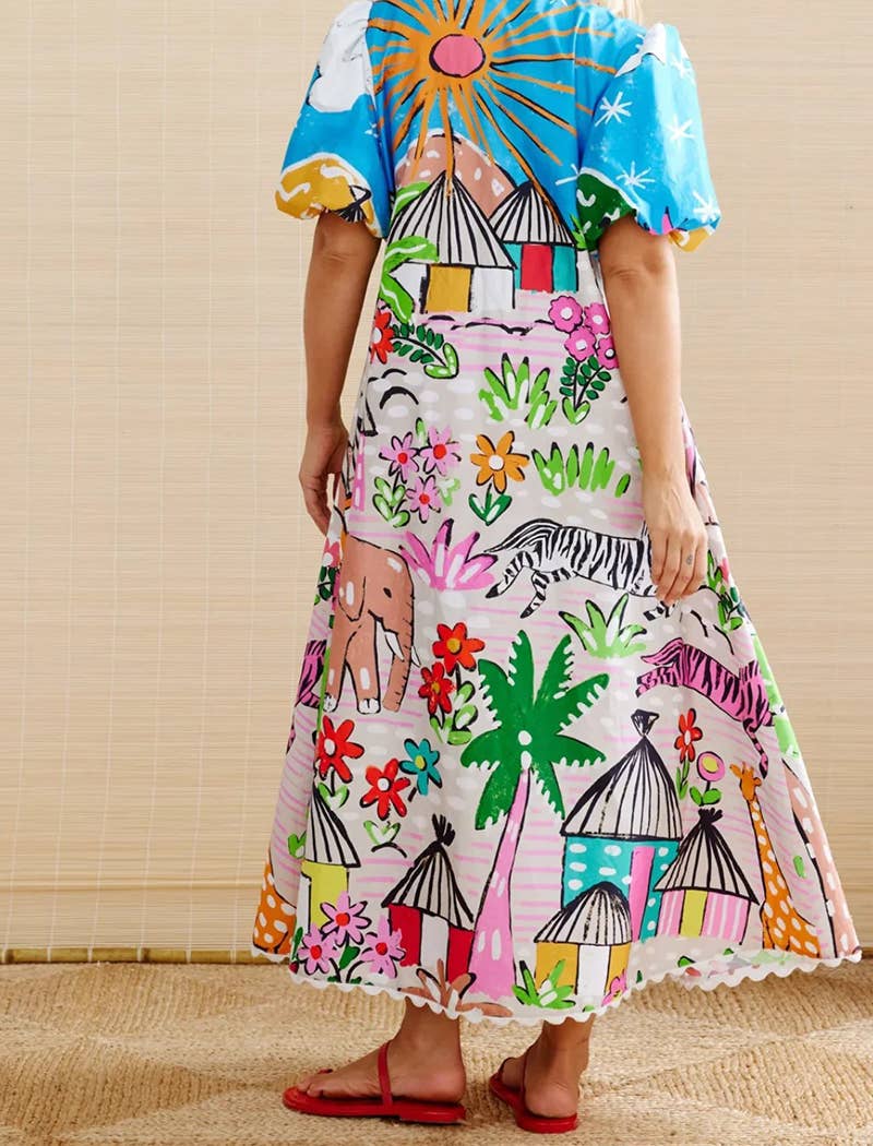 EmberLoom Maxi Graphic Dress