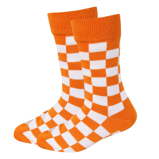 Barrel Down South - Kids Orange and White Socks