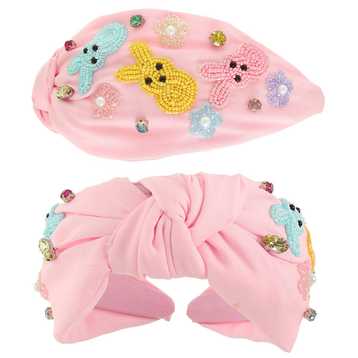 Sophia Collection - Easter Bunny Theme Top Knotted Headband