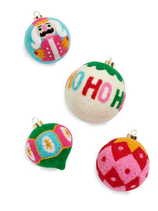 Shiraleah - "HO HO HO" ORNAMENTS