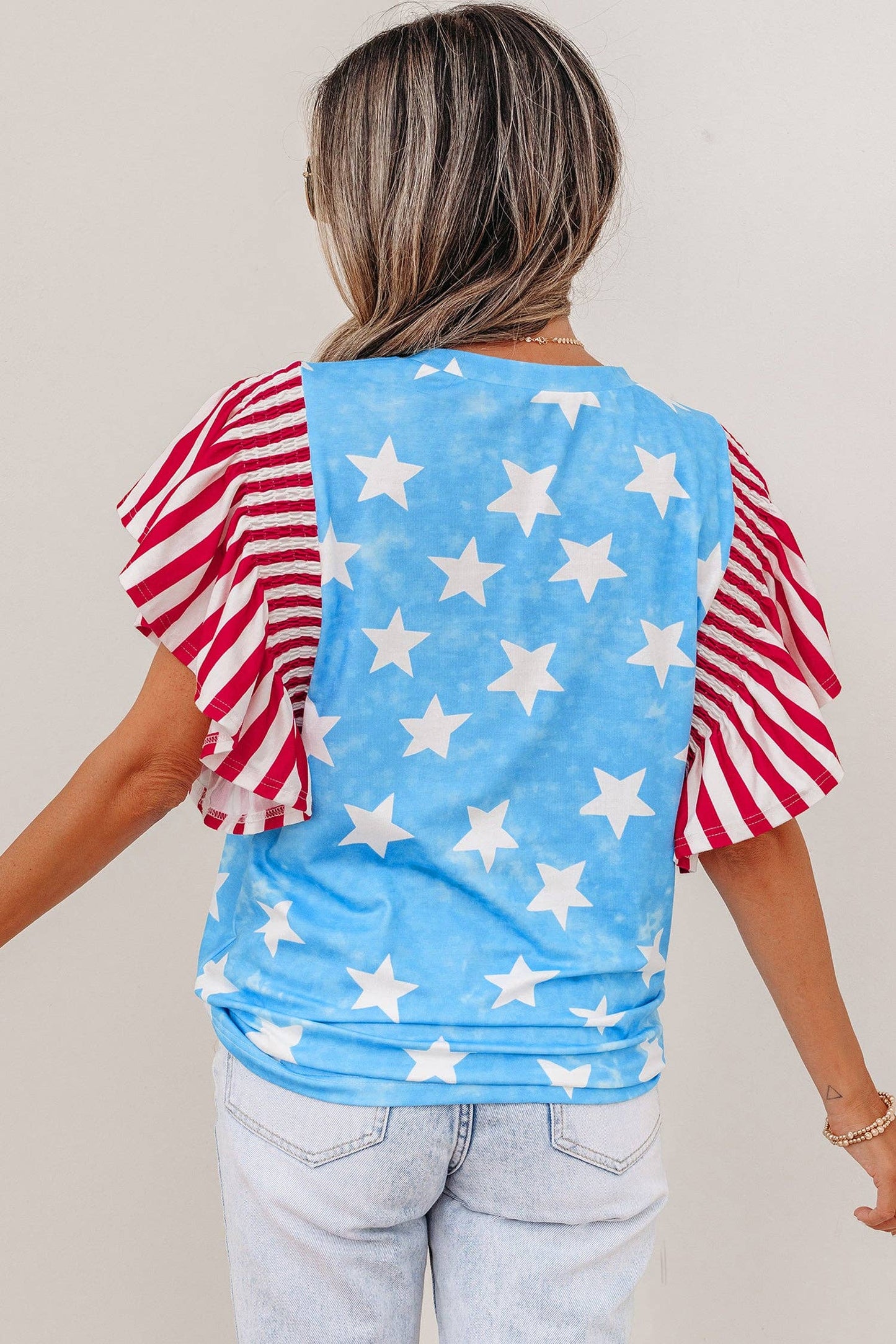 Sky Blue Star Top