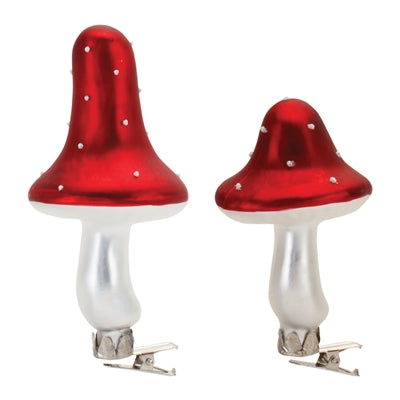 Red Mushroom Clip Ornament