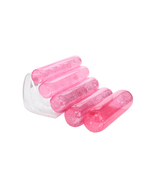 FUNBOY - Clear Pink Glitter Leisure Chair Pool Float