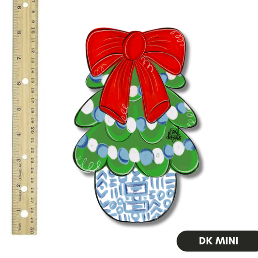 DK Mini Red Bow Tree