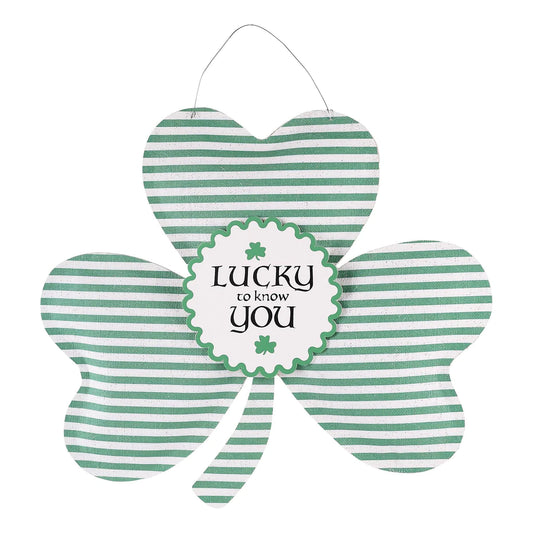 Lucky to Know You Shamrock Burlee