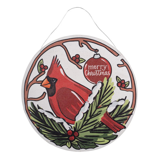 glory haus pumpkin fall/red bird Christmas wreath
