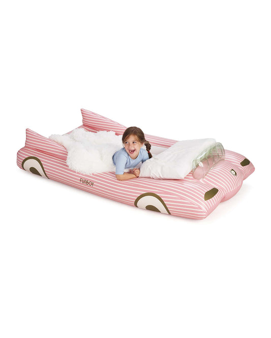 FUNBOY - Pink Convertible Kids Sleepover Air Mattress
